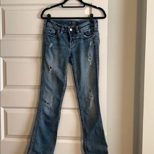 Silver Co. Aiko Flap Bootcut Jeans